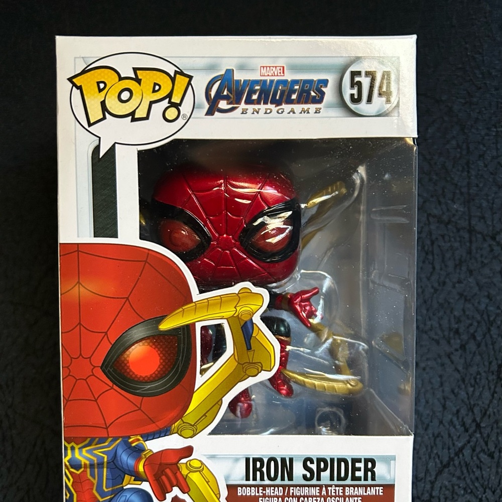 Funko Pop Iron Spider Figure #574